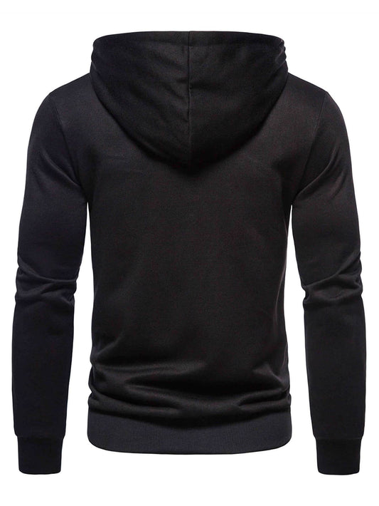 SXV nasa black zipper hoodie