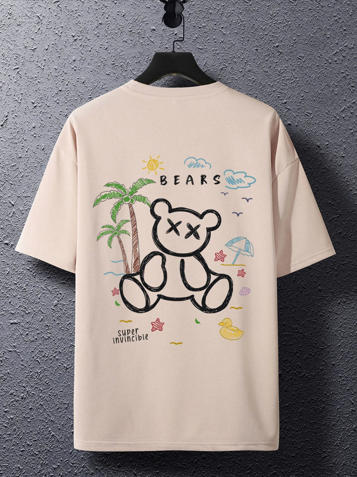 SXV 'INSOMNIA’ Printed Cool Aesthetic Oversized Baggy T-shirt