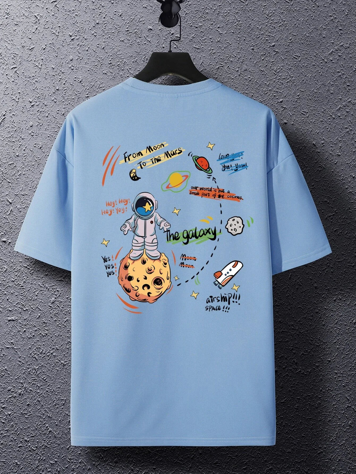 SXV 'INSOMNIA’ Printed Cool Aesthetic Oversized Baggy T-shirt