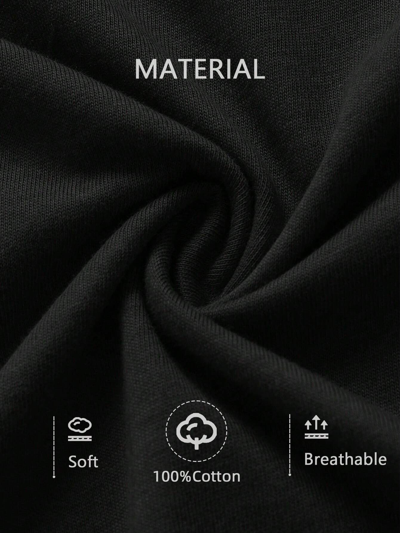 SXV Casual Solid Drop Shoulder Crop Tee