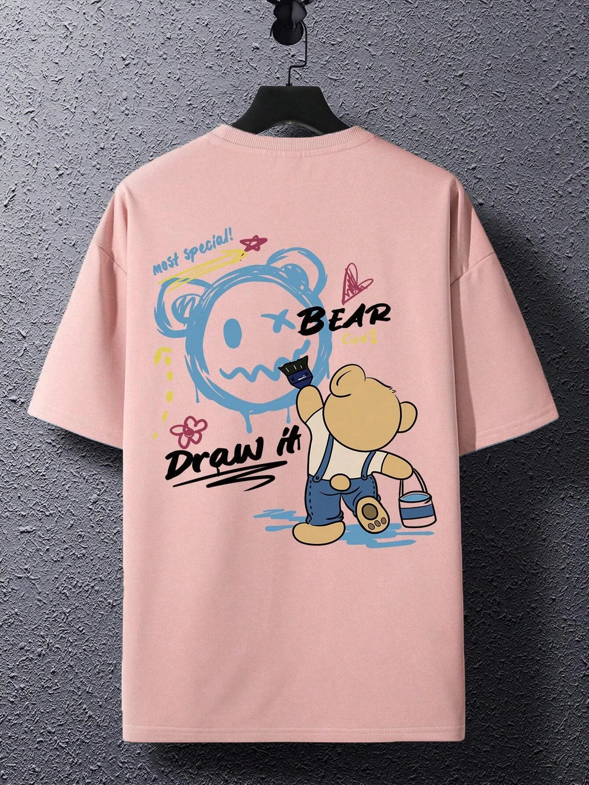SXV 'INSOMNIA’ Printed Cool Aesthetic Oversized Baggy T-shirt