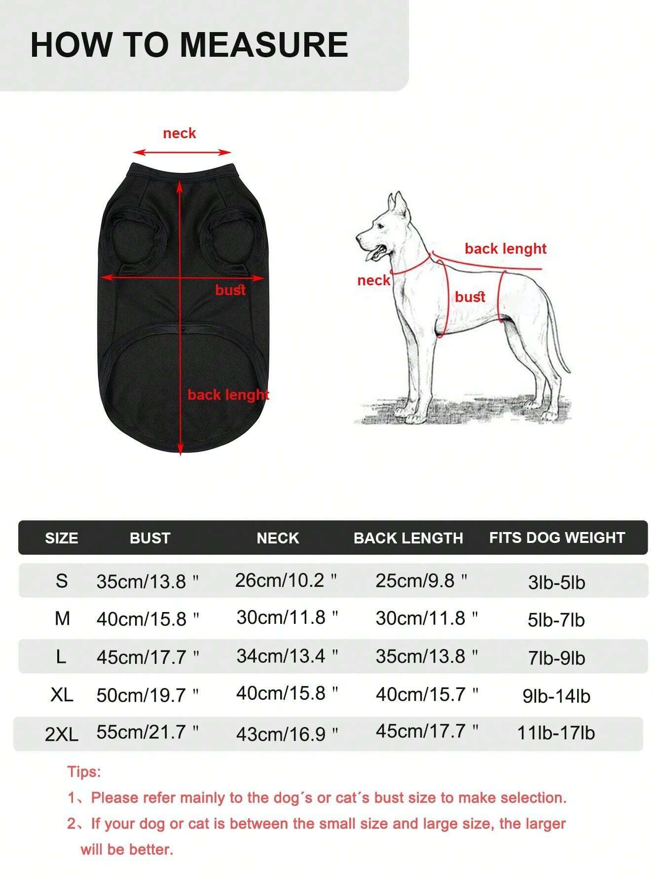 SXV Dog Heart-Letter Printed Vest T-Shirt