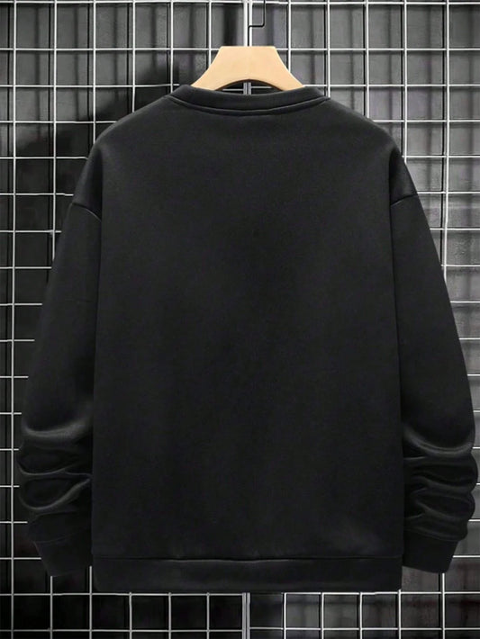 SXV 'paris’ Printed Cool Aesthetic Drop Shoulder Oversized Baggy Sweatshirt