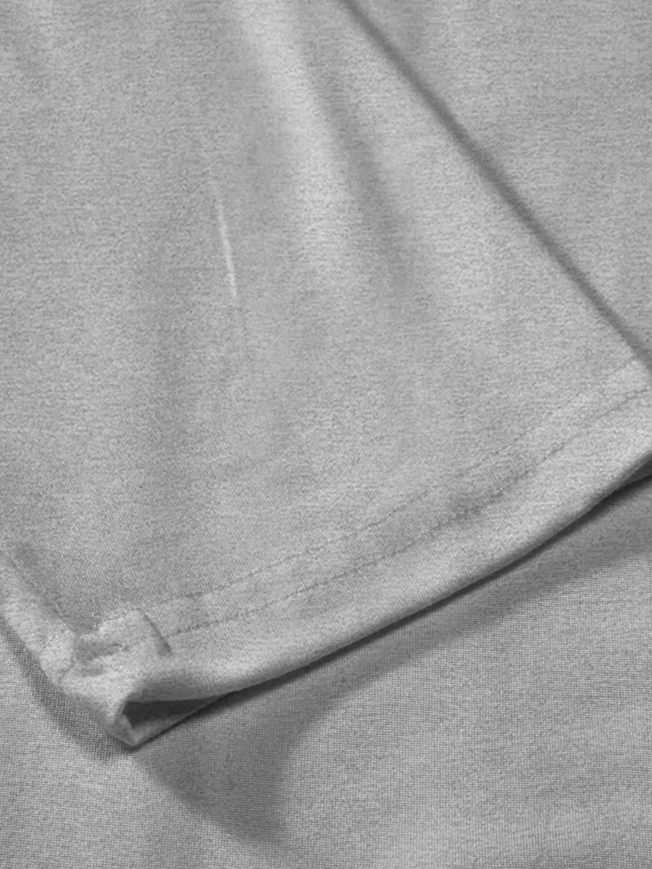 SXV Plain Drop shoulder Long sleeves oversized tshirt