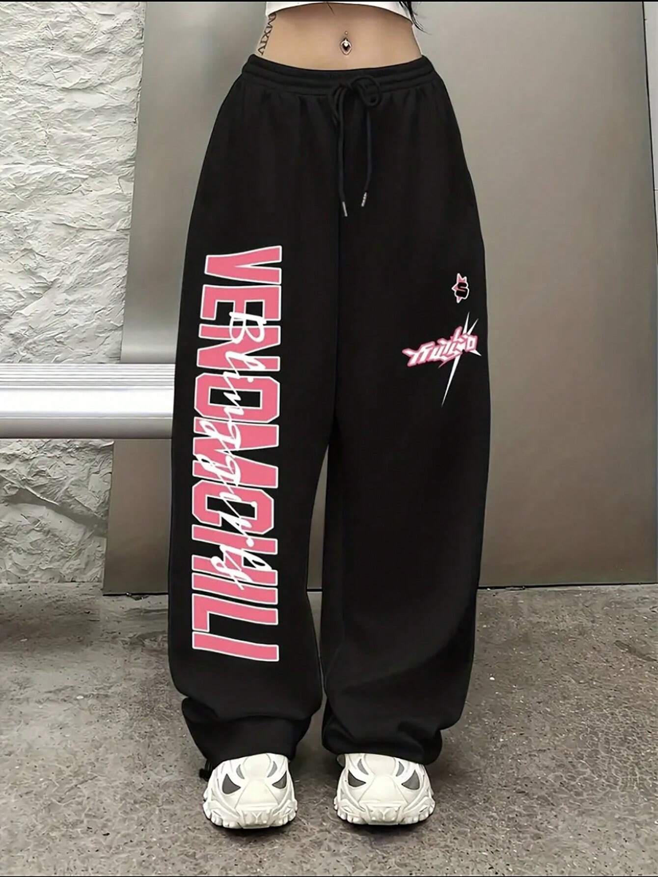 SXV VENOM CHILI Print Straight Leg Sweatpants