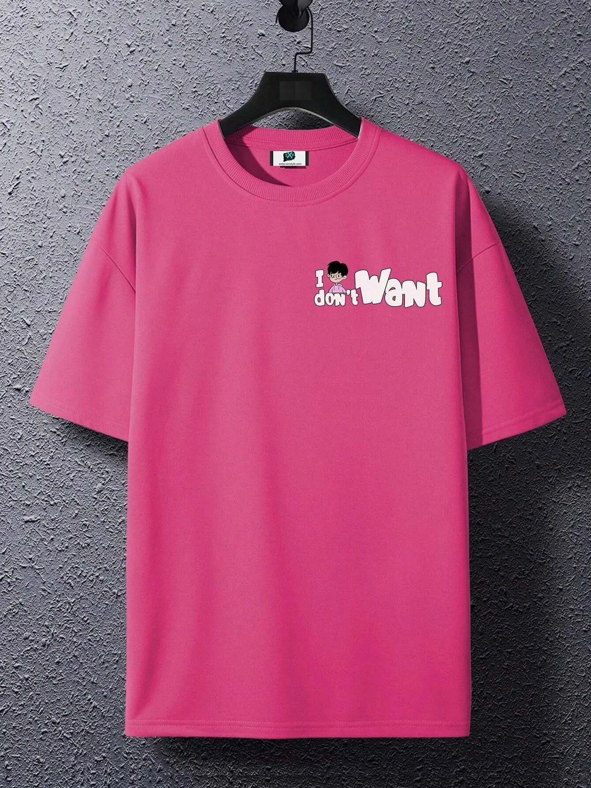 SXV 'INSOMNIA’ Printed Cool Aesthetic Oversized Baggy T-shirt