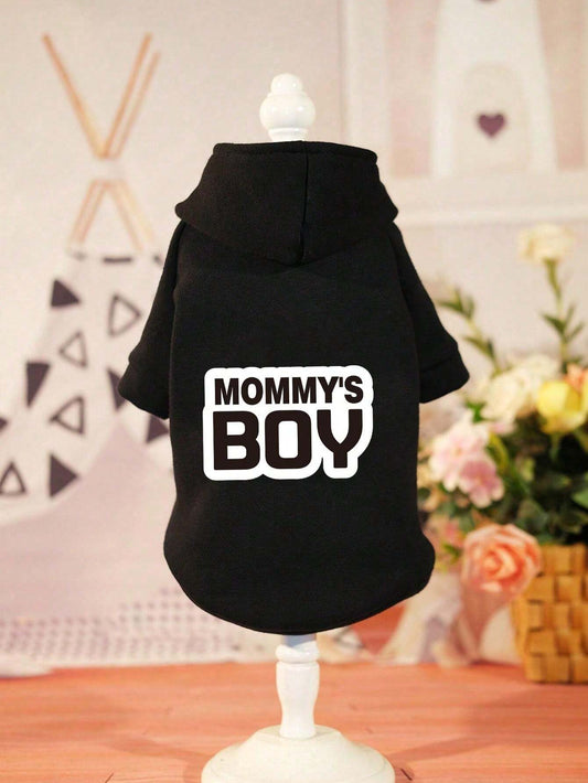 SXV mommys boy pet hoodie
