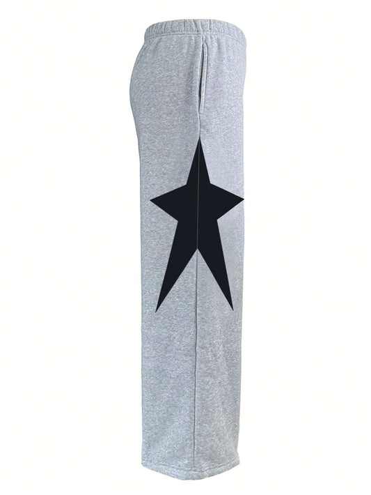 SXV Women's Star Print Casual Harem Pants