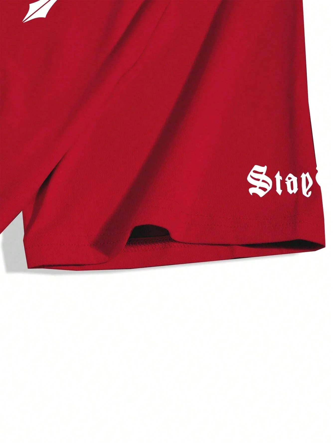 SXV 'crossss’ Printed Cool Aesthetic Oversized Baggy T-shirt