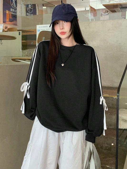 SXV BOW ribbion sweatshirt