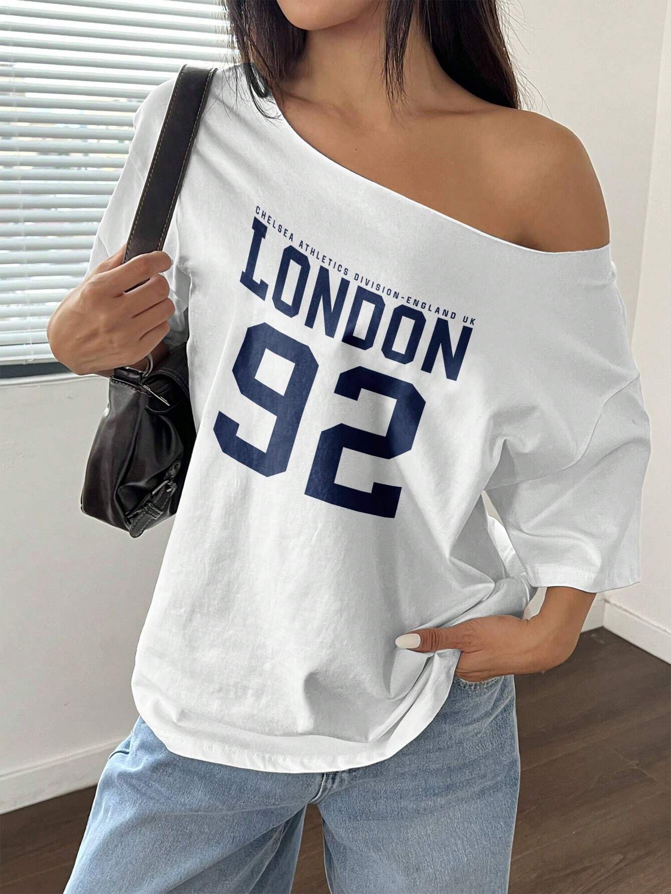 janisramone Dames nieuwe effen off-shoulder vleermuismouwen Bardot Baggy oversized T-shirt T-shirt T-shirt wit, Wit, 32-34 janisramone Dames nieuwe effen off-shoulder vleermuismouwen Bardot Baggy oversized T-shirt T-shirt T-shirt wit, Wit, 32-34