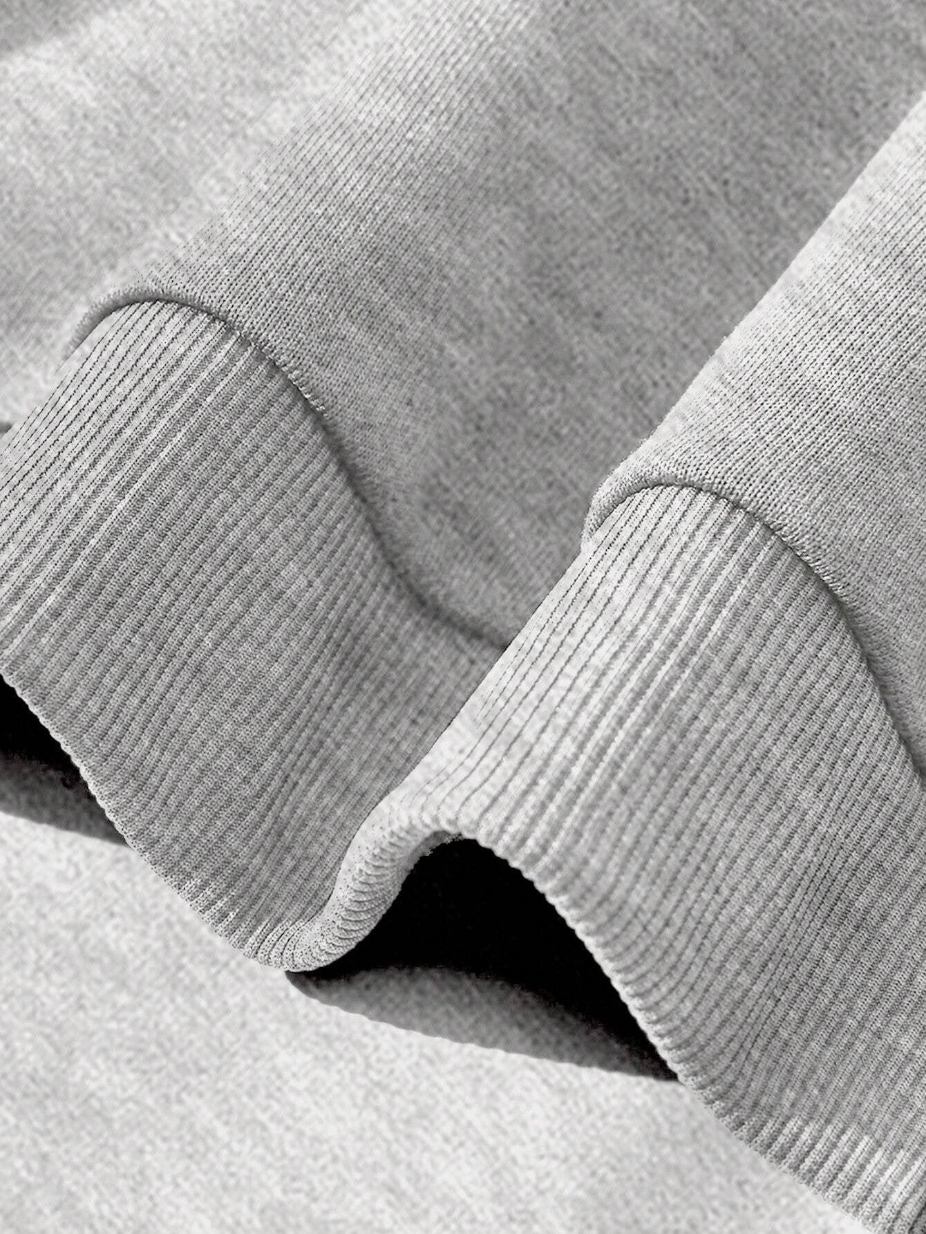 SXV God Print Slogan Crew Neck Long Sleeve Casual Women Sweatshirt,Long Sleeve Tops