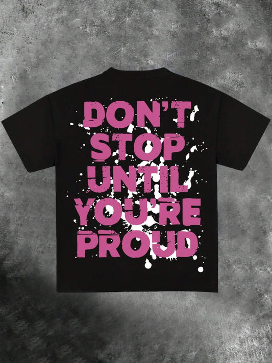 SXV Summer Casual Human Figure & Slogan Print T-Shirt Graphic Tees Women Tops