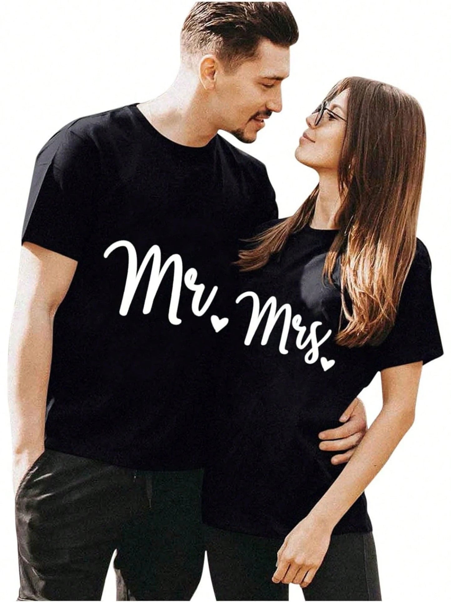 SXV Couple Shirts- Valentine'S Day Matching T Shirts For Couples Short Sleeve Funny Graphic Couples Shirts