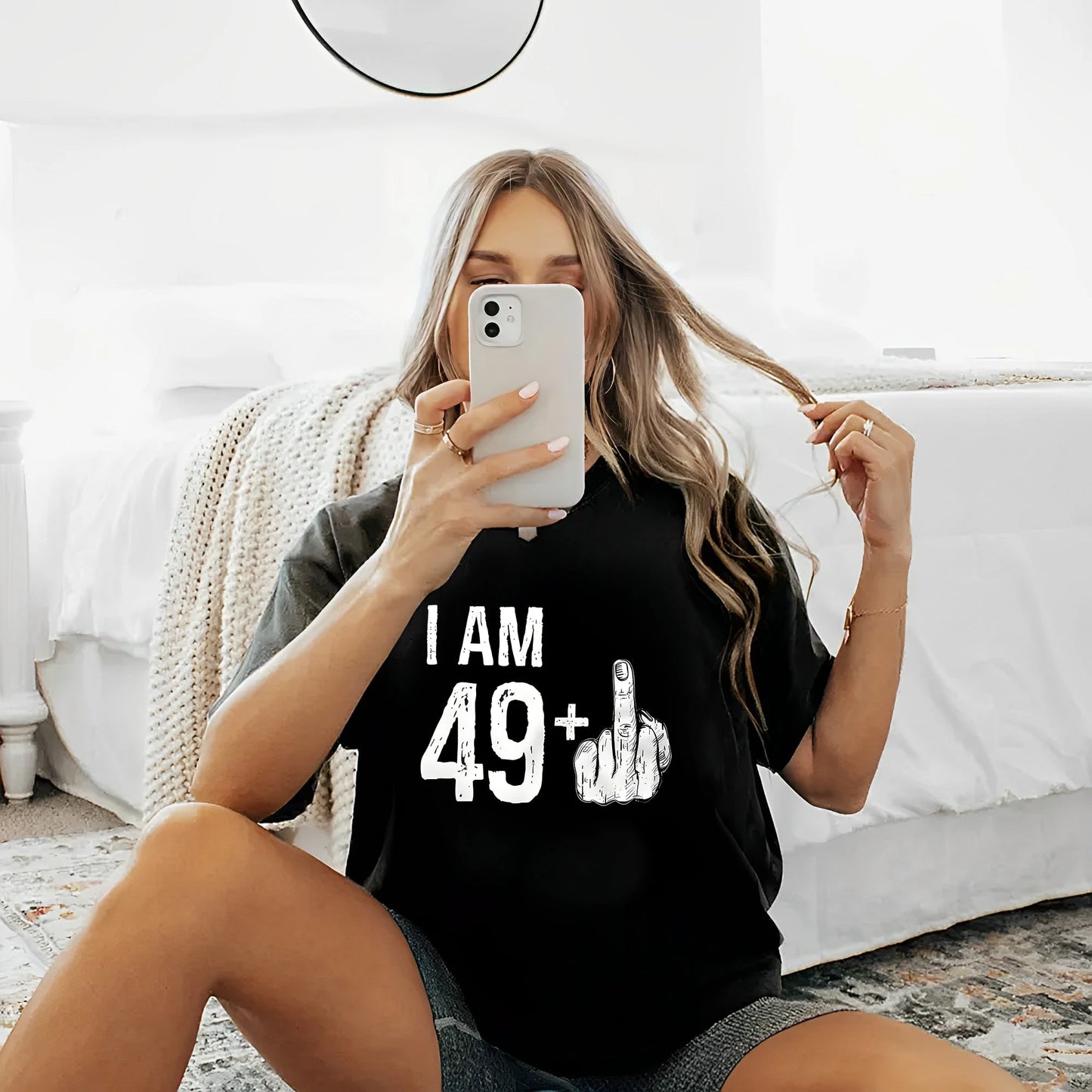 SXV Women's 50th Birthday T-Shirt ,Funny Couple Matching Casual Short Sleeve Gift Tee Tops