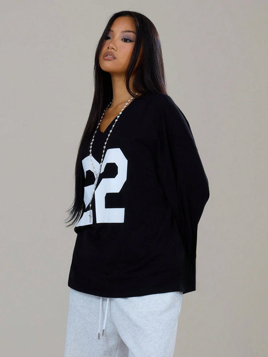 SXV 22 Long Sleeve Sports Jersey T-Shirt