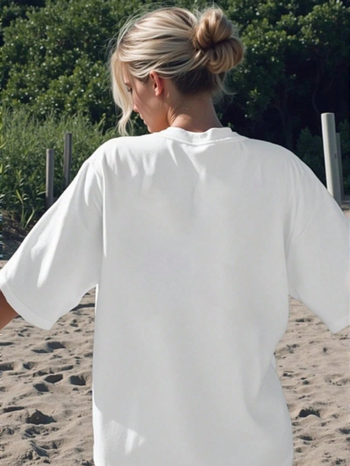 SXV 'bows’ Printed Cool Aesthetic Oversized Baggy T-shirt