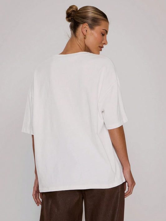 SXV Leopard Print Cherry Graphic Tee Oversized Top Cool Everyday