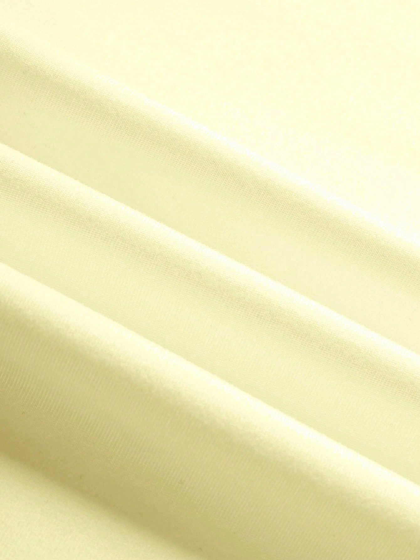 SXV Women's Fruit & Coconut Pattern Loose Shoulder T-Shirt, Cream Color Asymmetrical Neck Top For Beach & Vacation