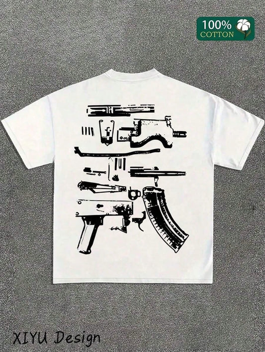 SXV A High-Quality Men's Street T-Shirt, Which We Trust In Draco, Is Printed On Both Sides