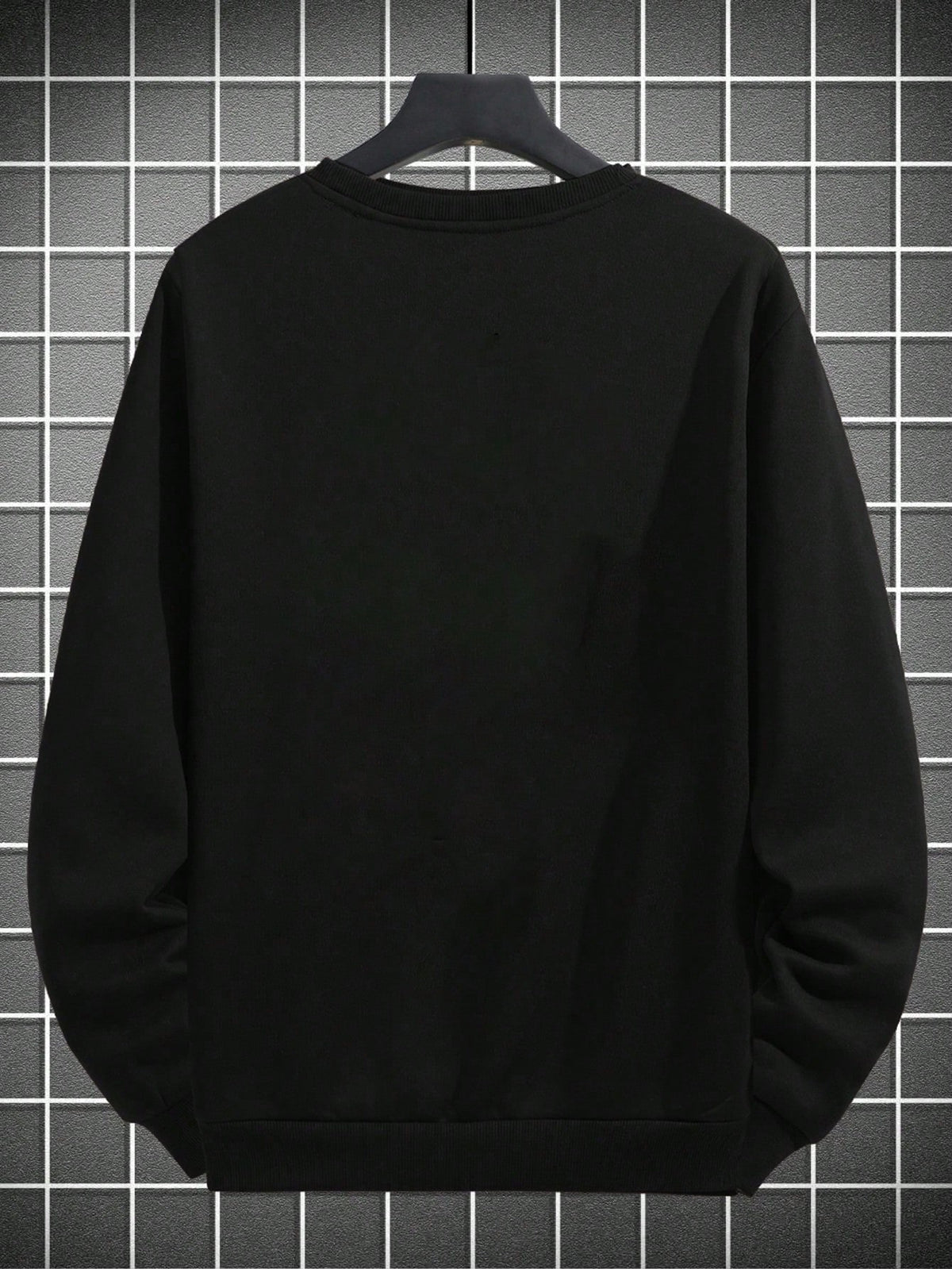 SXV Men's Casual Versatile Printed Crew Neck Sweatshirt Paris Vibe