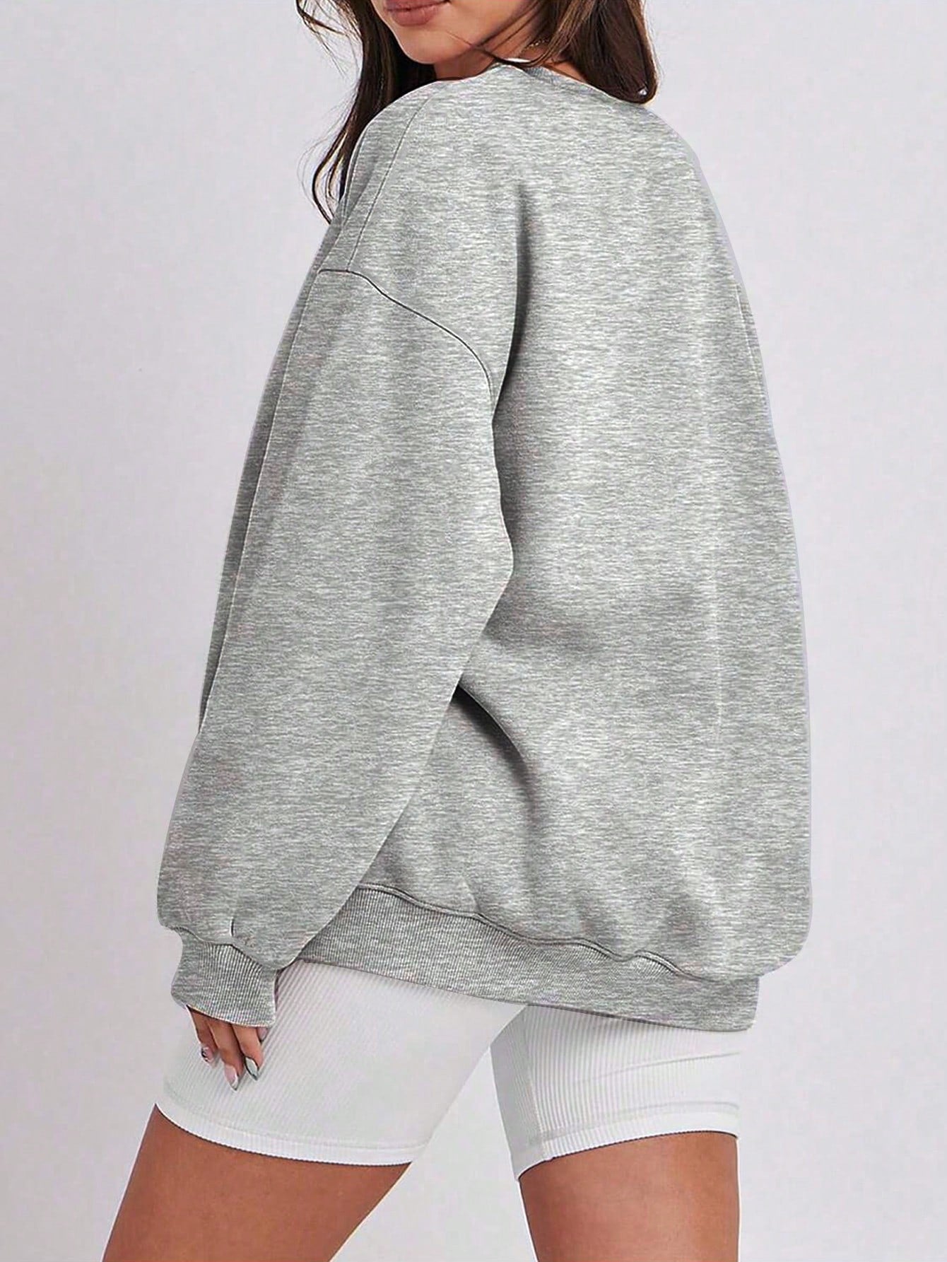 SXV Women's Casual Crew Neck Sweatshirt Loose Soft Long Sleeve Pullover