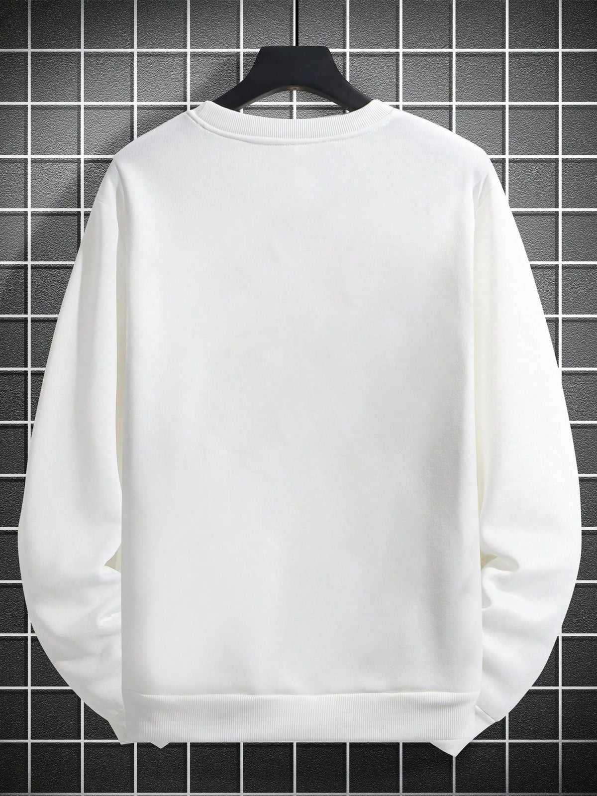 SXV Men's Casual Street Versatile Dallas Football Sports Element Print Crew Neck Pullover Sweatshirt