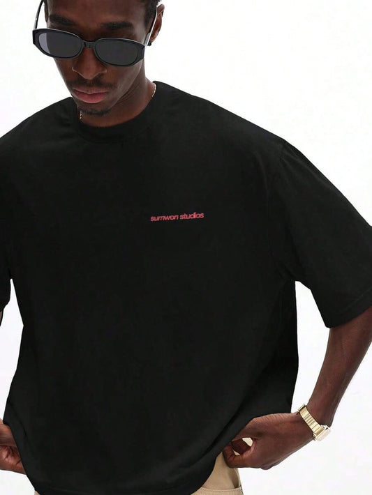 SXV 'IM NOT SHY’ Printed Cool Aesthetic Oversized Baggy T-shirt