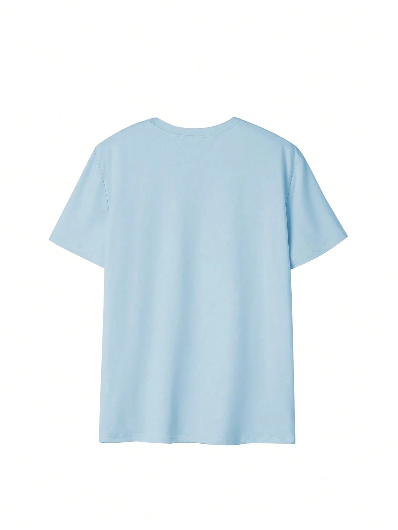 SXV Beach Star Coconut Shell Letter Print Round Neck Short Sleeve T-Shirt