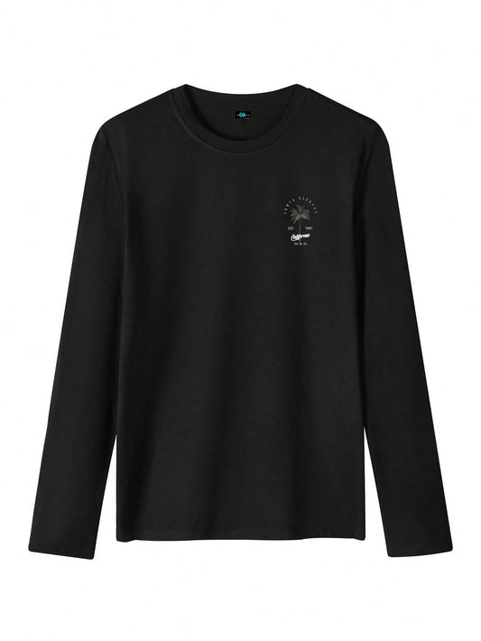 SXV 'surf the sun' Printed Cool Aesthetic Oversized Full Sleeves Baggy T-shirt