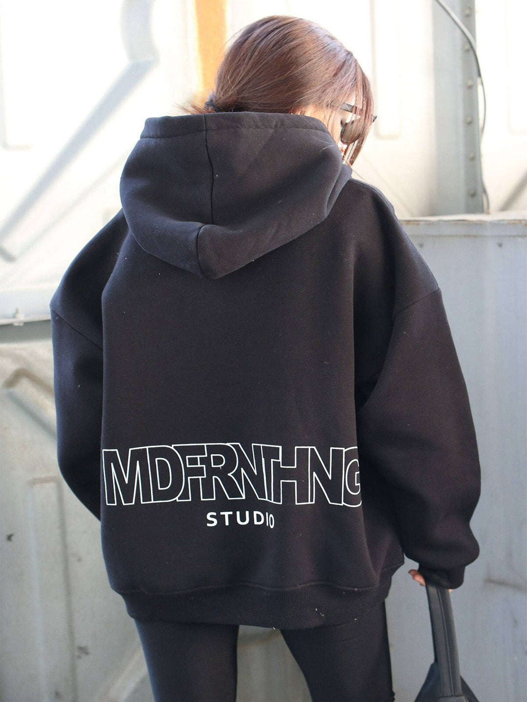Trendy Hoodie Just Love People Hoodie SXV 'mad For Nothing Studio