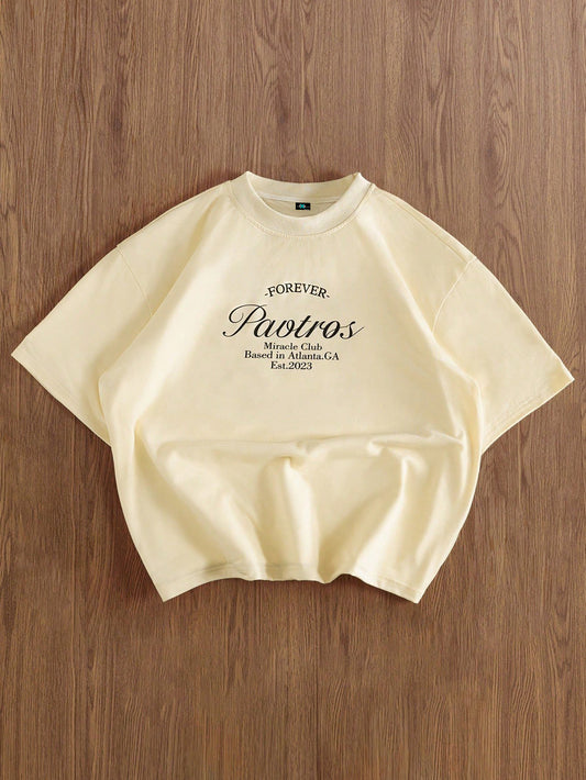 SXV 'BASED IN ATLANTA’ Printed Cool Aesthetic Oversized Baggy T-shirt