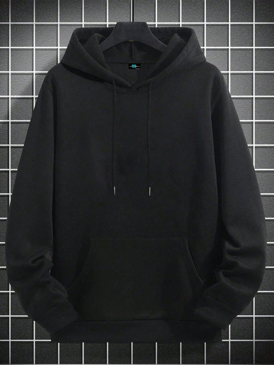 SXV Winter Unisex Street Fashion Couple Heart Print Fleece Hoodie