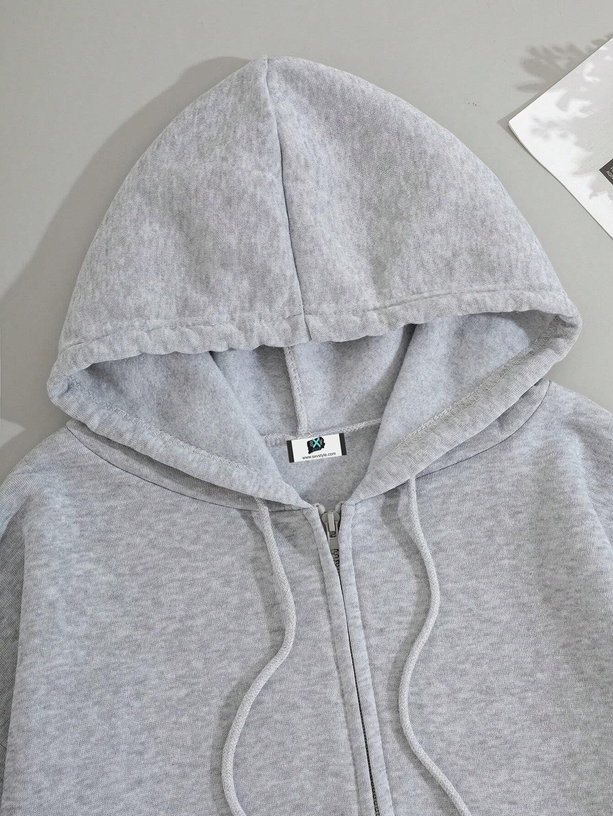 SXV Zip Up Drawstring Thermal Lined Hoodie & Sweatpants