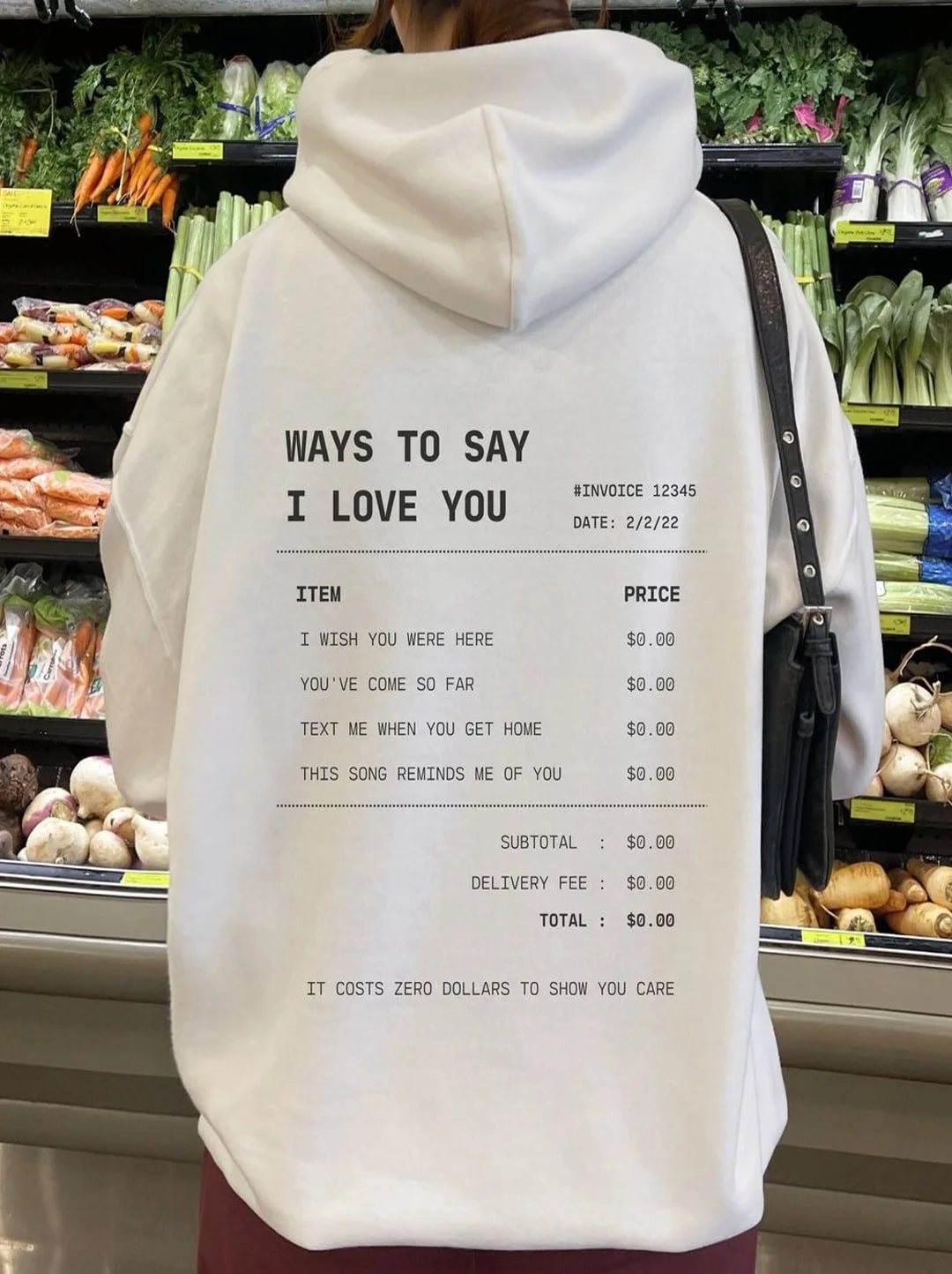 SXV 'ways to say i love you' Printed Cool Aesthetic Sweatshirt