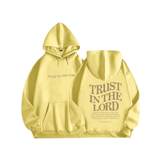 SXV 'TRUST IN THE LOARD’ Printed Cool Aesthetic Sweatshirt Hoodie