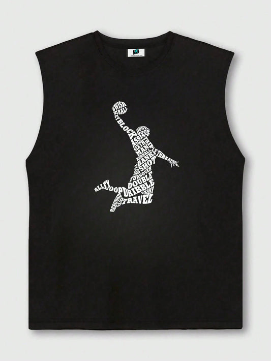 SXV Men's Sleeveless Tank Tee : swish ball