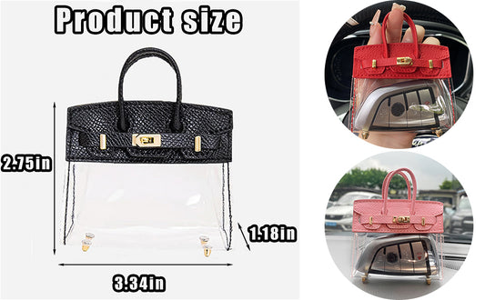 Small birkin mini cute handbag keychain charm