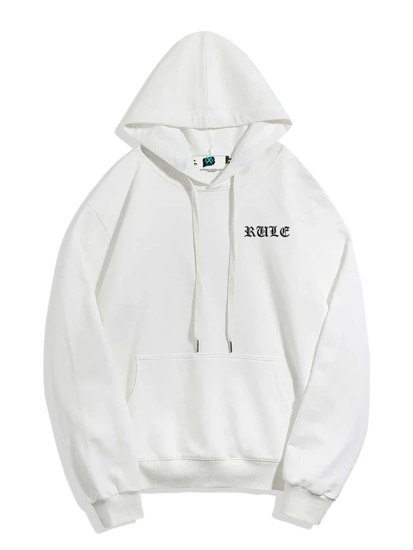 SXV 'RULE’ Printed Cool Aesthetic Sweatshirt Hoodie