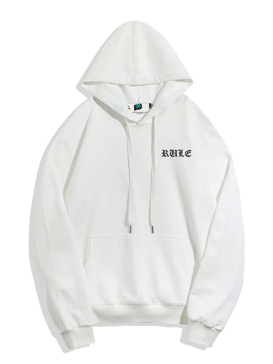 SXV 'RULE’ Printed Cool Aesthetic Sweatshirt Hoodie