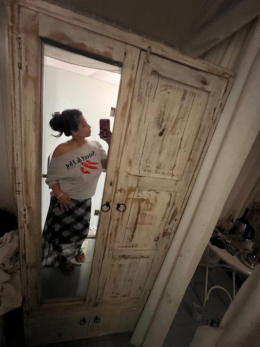 SXV Off-Shoulder Loose Slogan Sweet and Hot Printed Grey T-Shirt, Oversized Y2K Style, Grey Graphic Tees Women