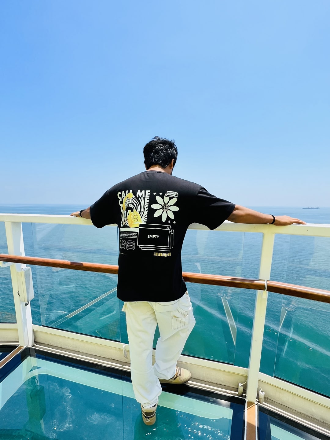 SXV 'CALL ME FLOWER’ Printed Cool Aesthetic Oversized T-shirt