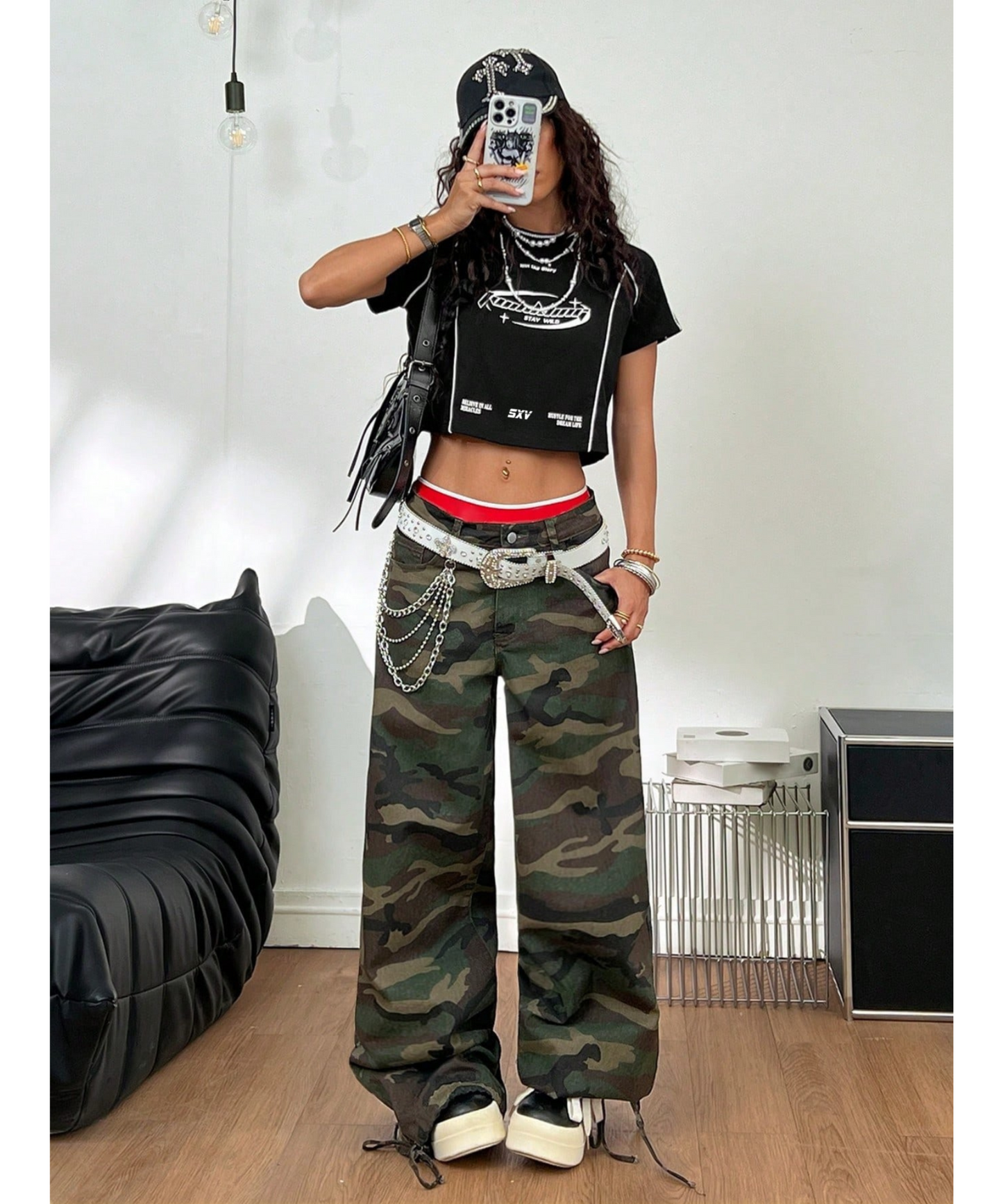 SXV piping crop top