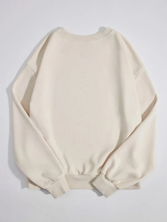 SXV 'Florida Sunshine State’ Printed Cool Aesthetic Drop Shoulder Oversized Sweatshirt