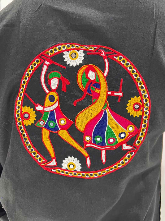 Navratri embroidery men’s kurta