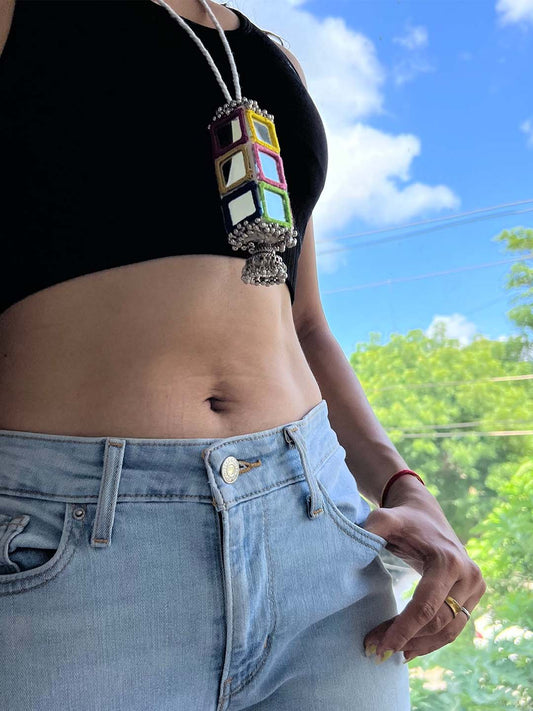 Mirrorwork choker for navratri