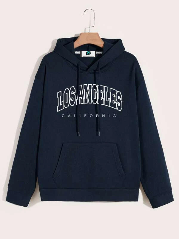SXV 'LOS ANGELES’ Printed Cool Aesthetic Sweatshirt Hoodie