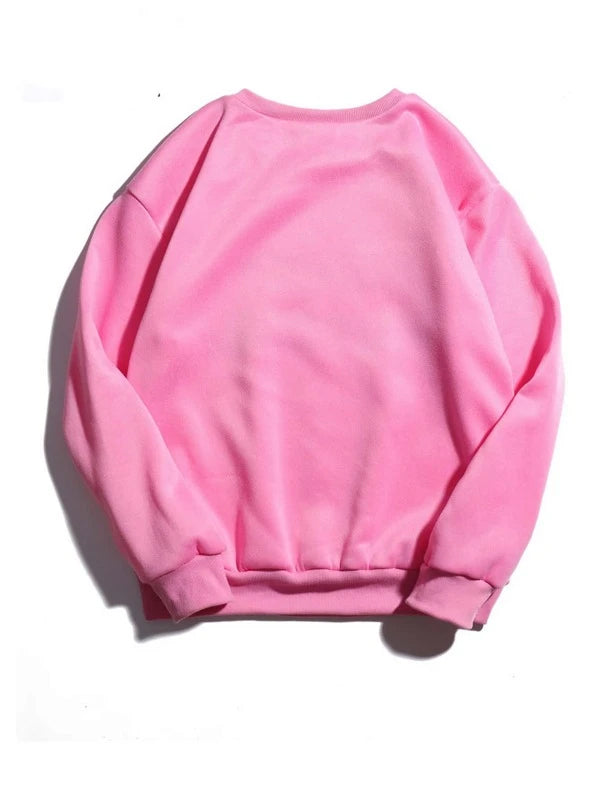 SXV 'LITTLE GREEN HEART SWEATSHIRT’ Printed Cool Aesthetic Sweatshirt