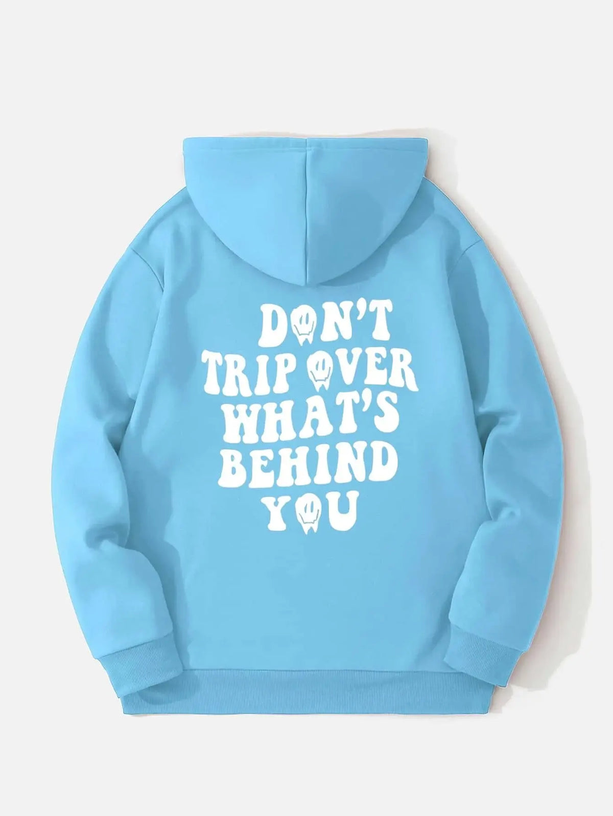 SXV 'Dont Trip Over What's Behind You’ Printed Cool Aesthetic Sweatshirt Hoodie