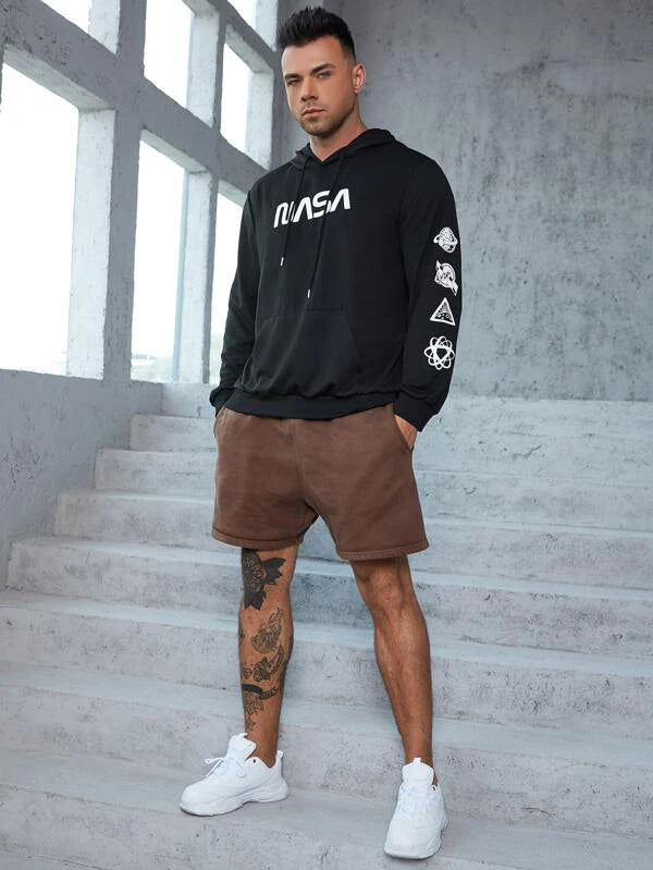 SXV 'NASA’ Printed Cool Aesthetic Sweatshirt Hoodie